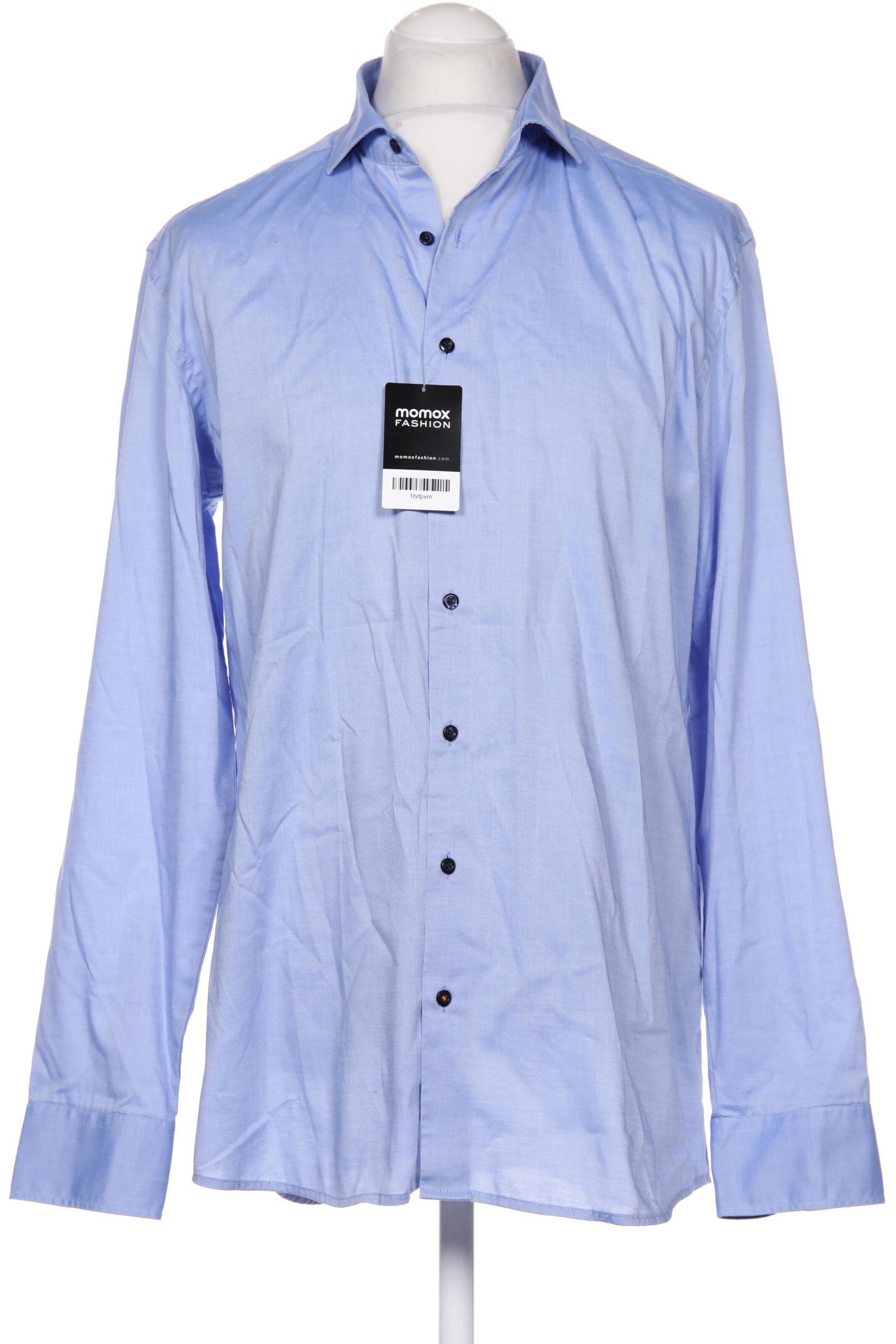 ETERNA Button Up Shirt in XL in Blue: front