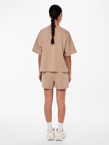PIECESSweater majica 'Chilli' - smeđa boja