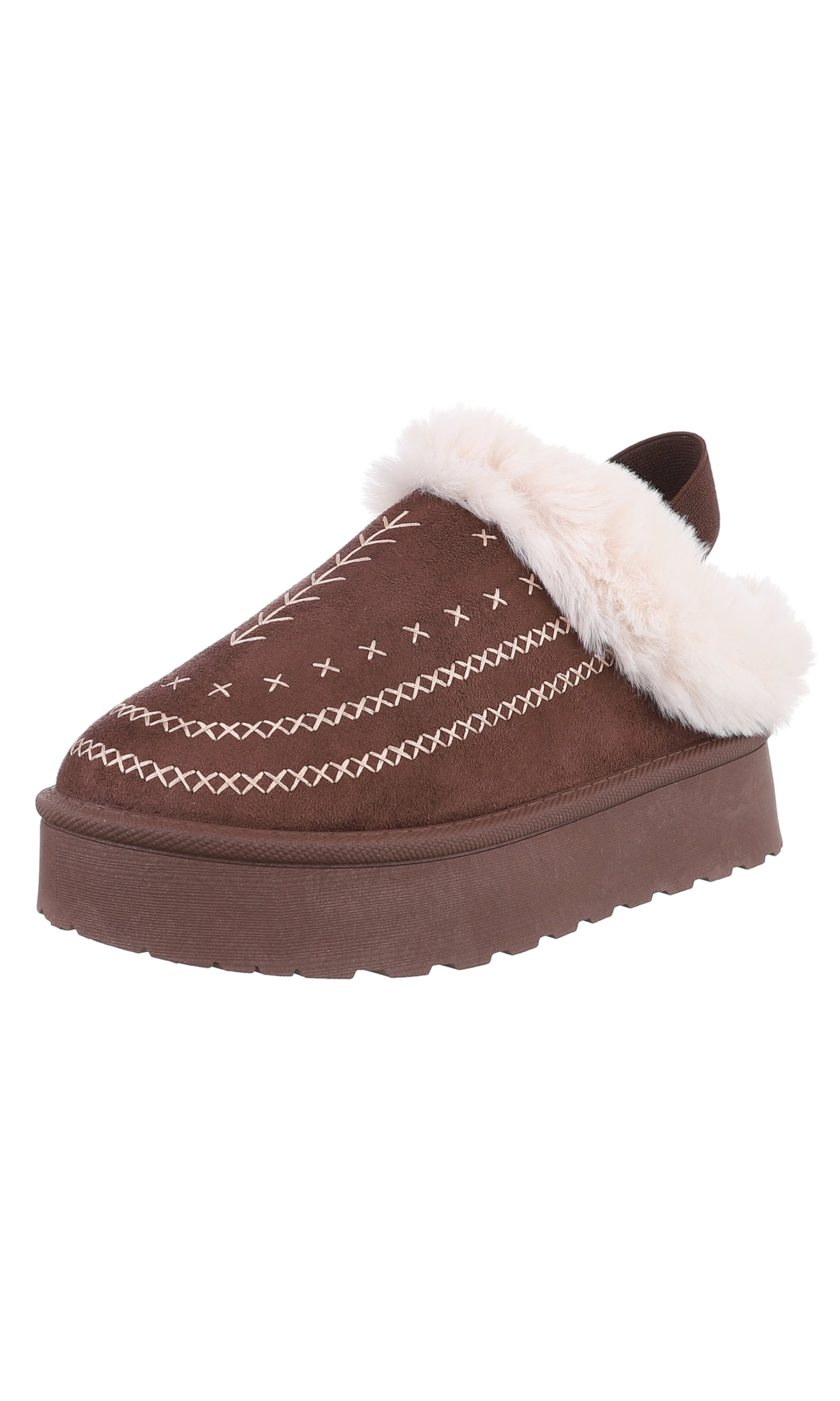 Ital-Design Mules in Brown: front