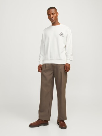 Felpa 'JJMystic' di JACK & JONES in bianco