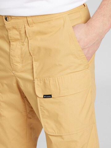 COLUMBIA Regular Workout Pants 'Landroamer' in Beige