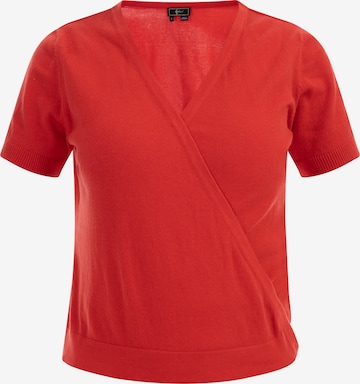 Pull-over faina en rouge : devant