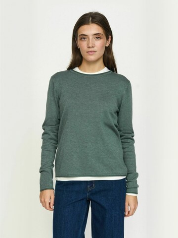 Pulover ' SRMarla ' de la Soft Rebels pe verde: față