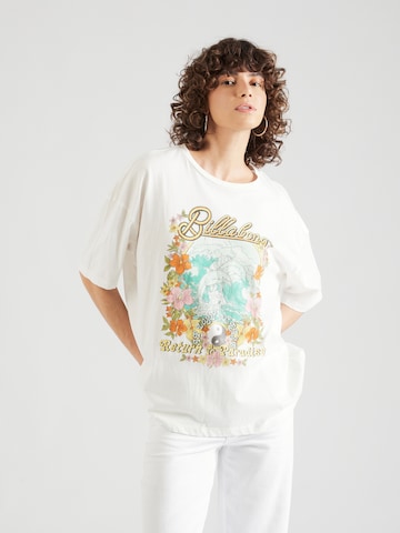 pilka BILLABONG Marškinėliai 'RETURN TO PARADISE': priekis