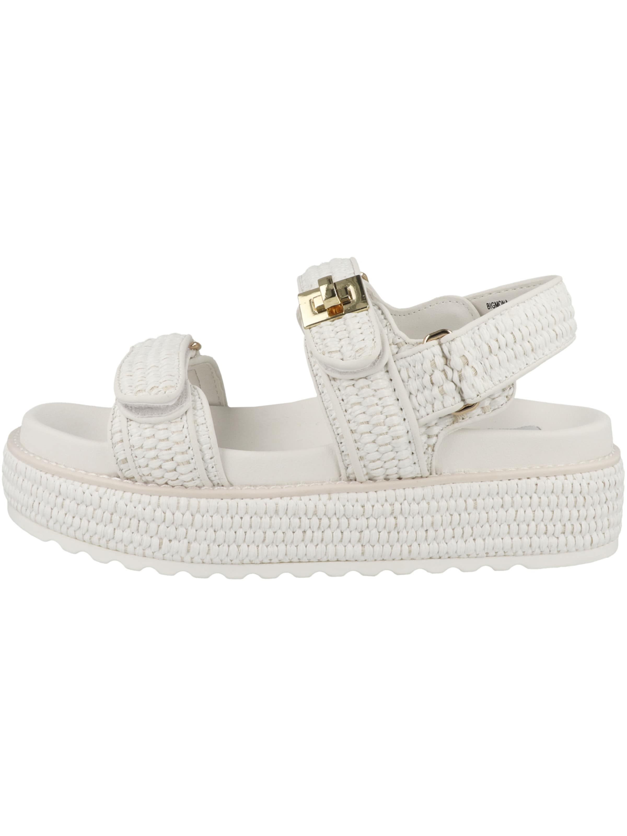 STEVE MADDEN - Sandalias con hebilla 'Bigmona' en blanco