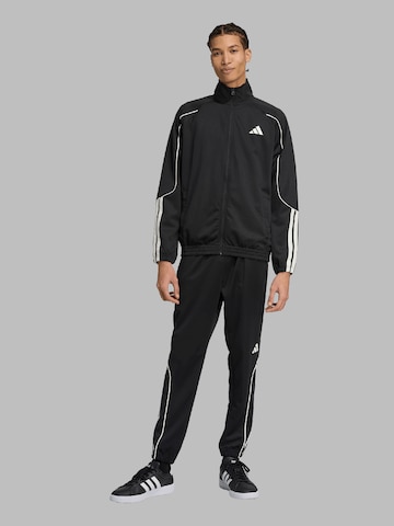 ADIDAS SPORTSWEAR Tepláková souprava '3S STADIUM' – černá: přední strana