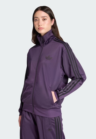 Veste de survêtement 'Adicolor Classic Firebird' ADIDAS ORIGINALS en violet : devant