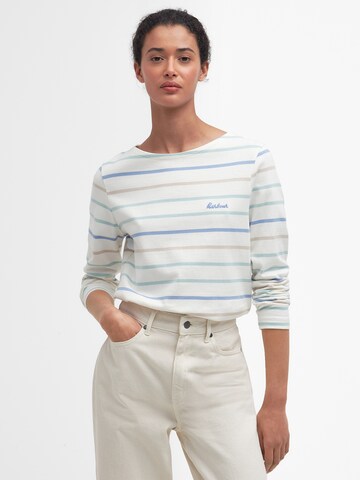 Barbour Shirt 'Hawkins' in White: front