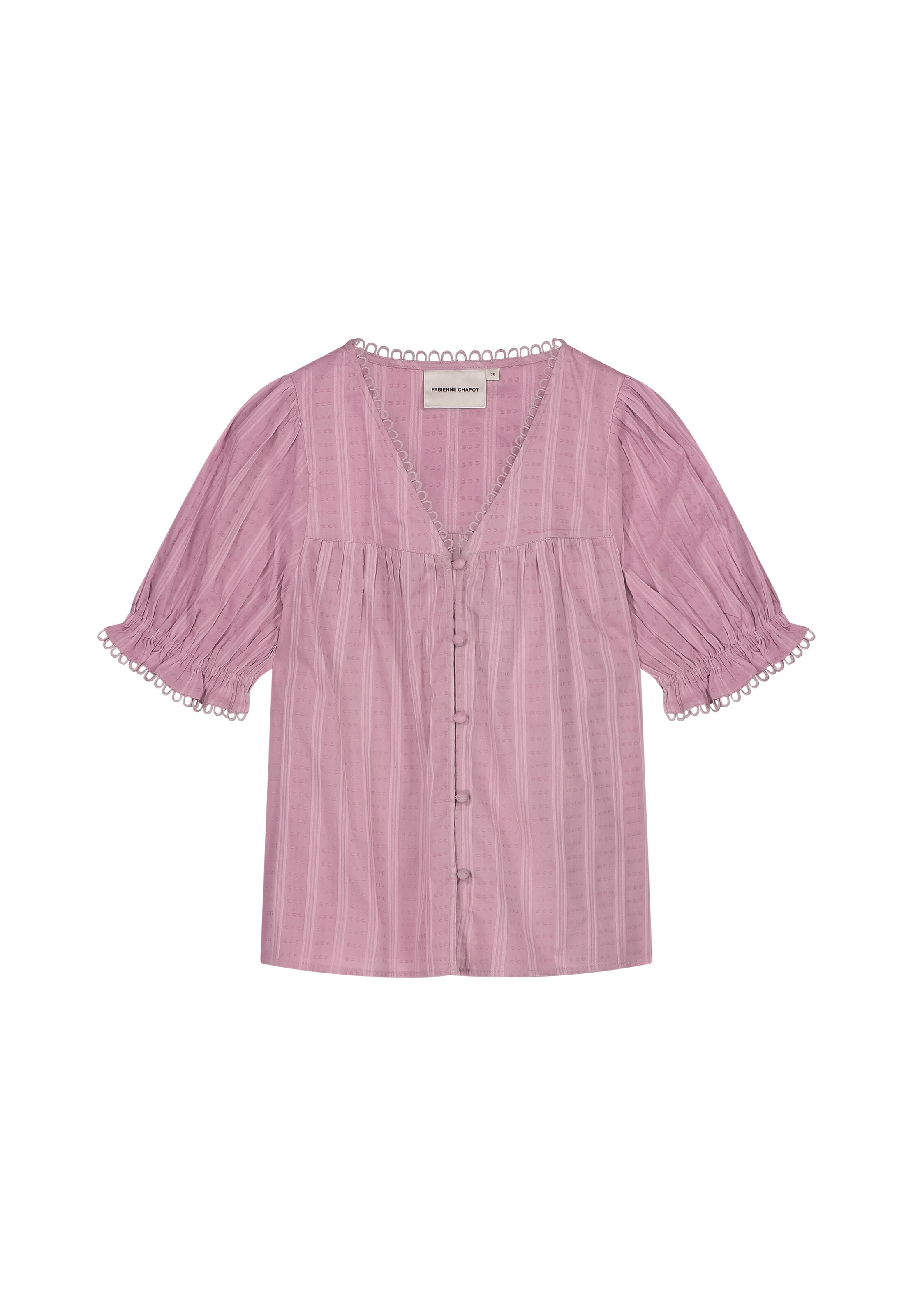 Fabienne Chapot Blouse in Roze: voorkant