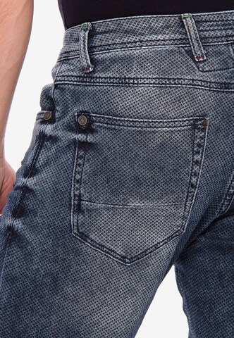 CIPO & BAXX Slimfit Jeans 'Gridlock' in Blauw