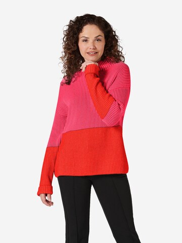 eve in paradise Sweater 'Alisa' in Pink: front