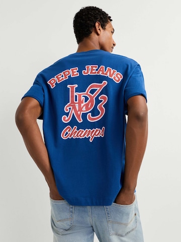 Pepe Jeans Shirt ' JOB ' in Blau