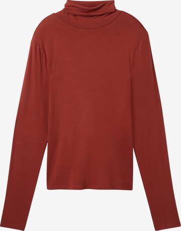 T-shirt TOM TAILOR DENIM en rouge : devant