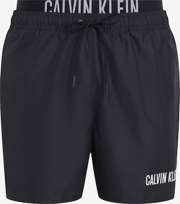 Șorturi de baie de la Calvin Klein Swimwear pe negru: față