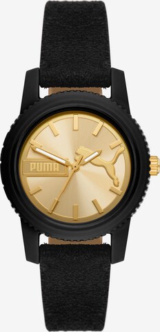 PUMA Analoguhr in Schwarz: predná strana