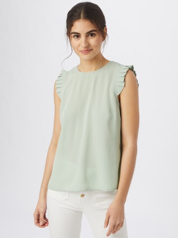 VERO MODA Blouse 'OLIVIA' in Groen: voorkant