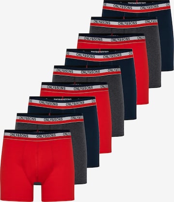 Only & Sons Boxershorts 'ONSFITZ SOLID BOXER' in Mischfarben: Vorderseite