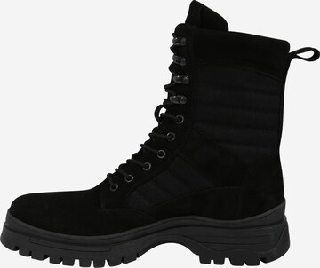 DAN FOX APPAREL Schnürstiefel 'Tristan' in Schwarz