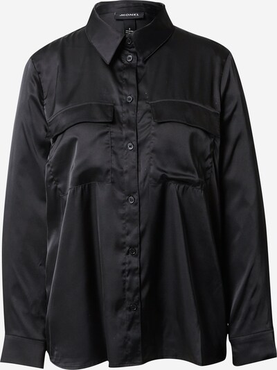 Monki Bluse in schwarz, Produktansicht