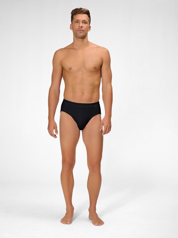 Ammann Slip ' 181 Feinripp ' in Black: front