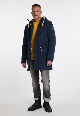 Parka d’hiver Schmuddelwedda en bleu