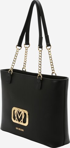 Love Moschino Nákupní taška 'GOLD RUSH' – černá: přední strana