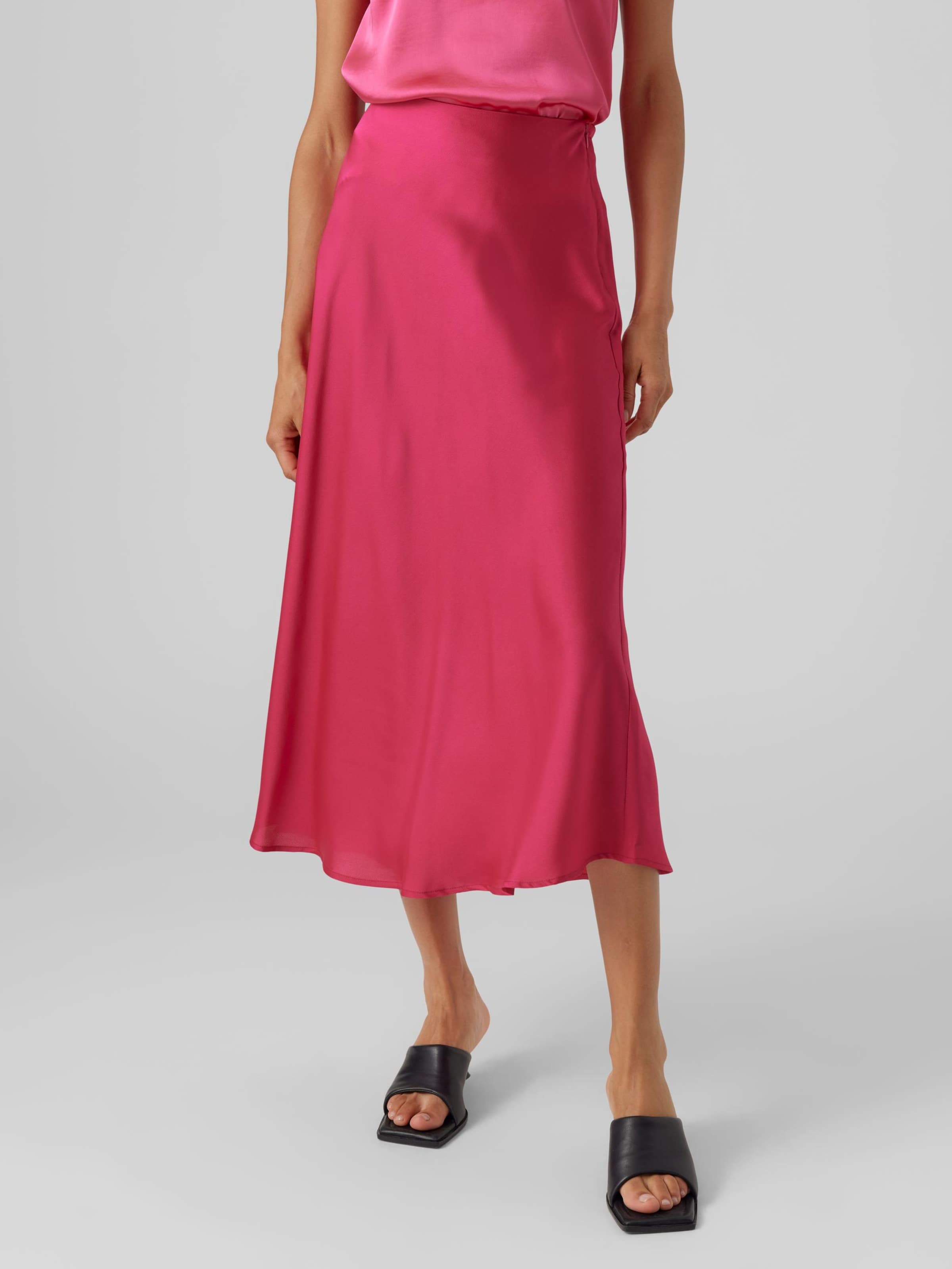 Vero moda satin skirt store