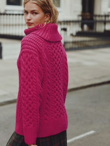 rožinė Next Megztinis