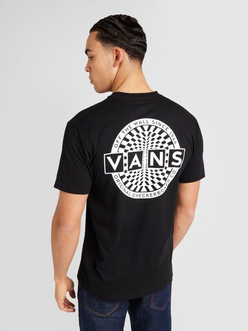 VANS - Camiseta en negro: frente