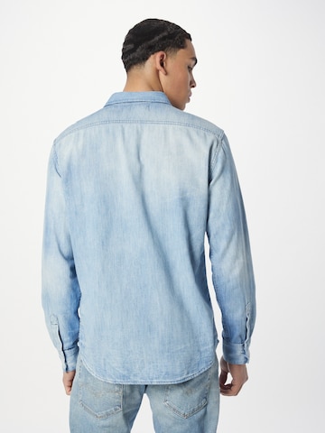 REPLAY Regular fit Overhemd in Blauw