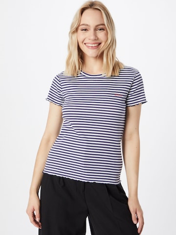 Maison Labiche - Camiseta 'LE FOLIES' en azul: frente