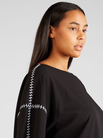 Vero Moda Curve Shirt 'VALENTINA' in Zwart