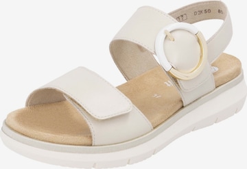 Sandales à lanières 'D2k50' REMONTE en beige : devant