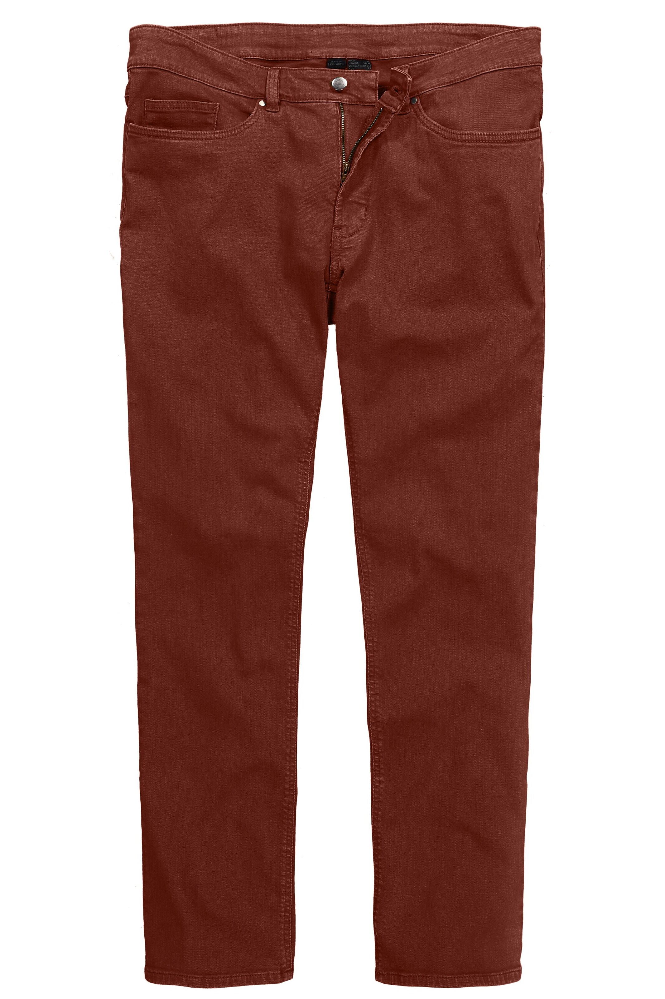 Pantalon Men Plus en marron : devant