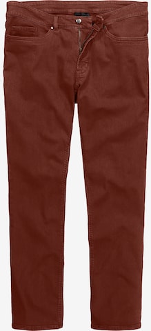 Men Plus Hose in Braun: Vorderseite