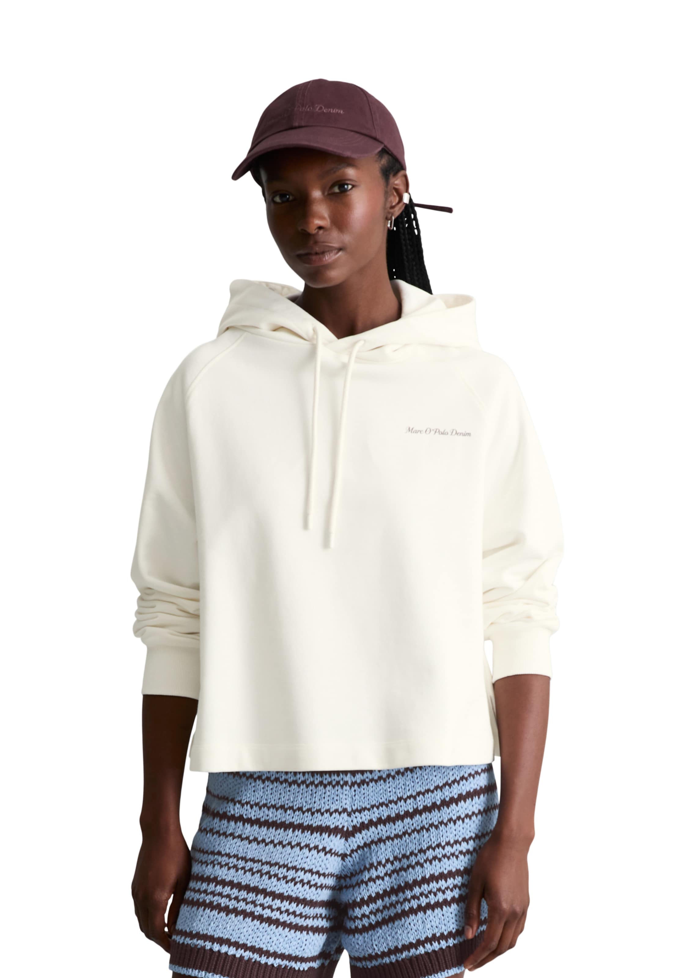 Marc O'Polo DENIM Sweatshirt in White: front