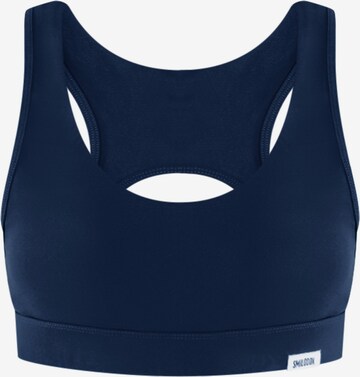 Smilodox Sports Bra 'Willow' in Blue: front