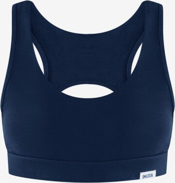 Smilodox Bustier Sport BH 'Willow' in Blau: predná strana