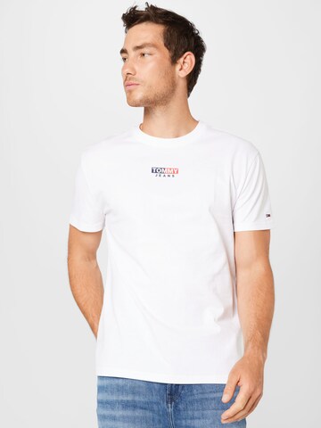 Tommy Jeans - Camiseta en blanco: frente