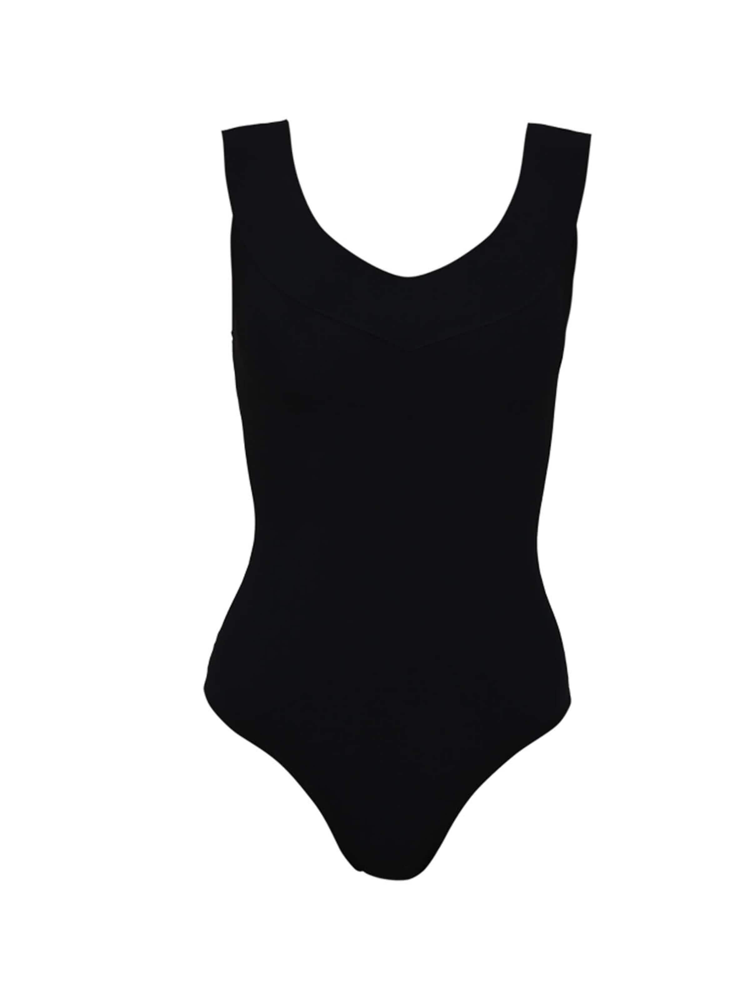 PAIN de SUCRE Bustier Badeanzug 'Soya' in Schwarz: Vorderseite