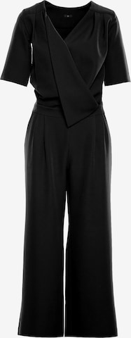 made of emotion - Jumpsuit en negro: frente