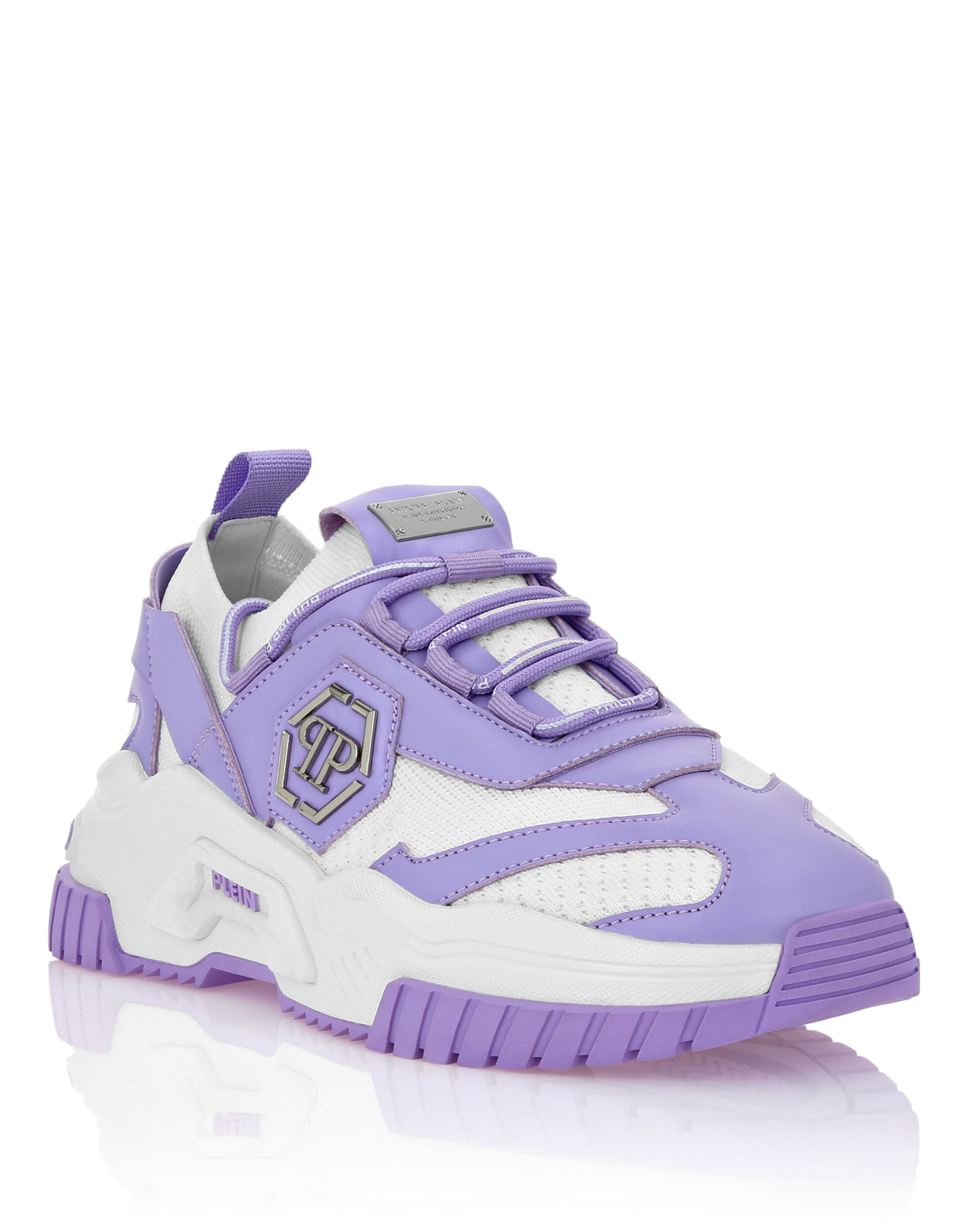 Philipp Plein Sneakers 'Predator' in White: front