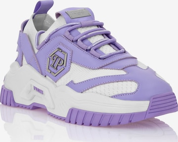 Philipp Plein Sneakers laag 'Predator' in Wit: voorkant
