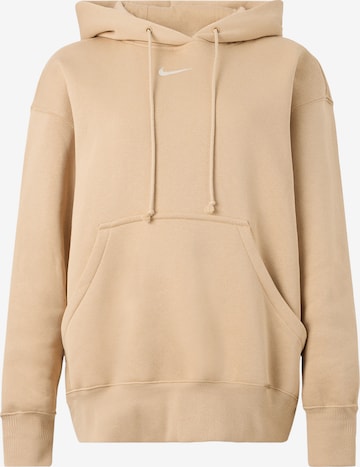 Nike Sportswear Свитшот 'PHOENIX FLEECE' в Бежевый: спереди