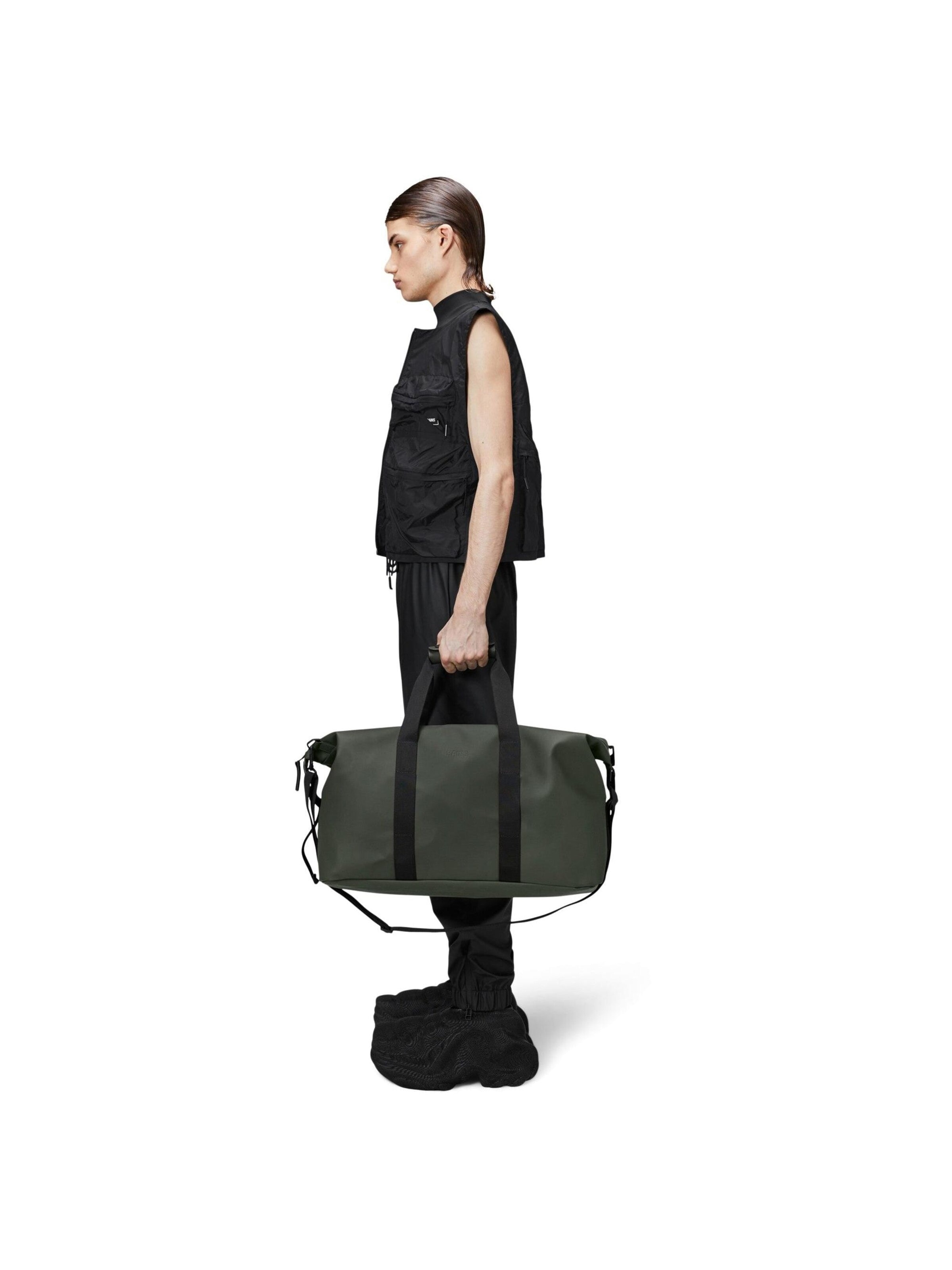 RAINS Travel Bag 'Hilo' in Green