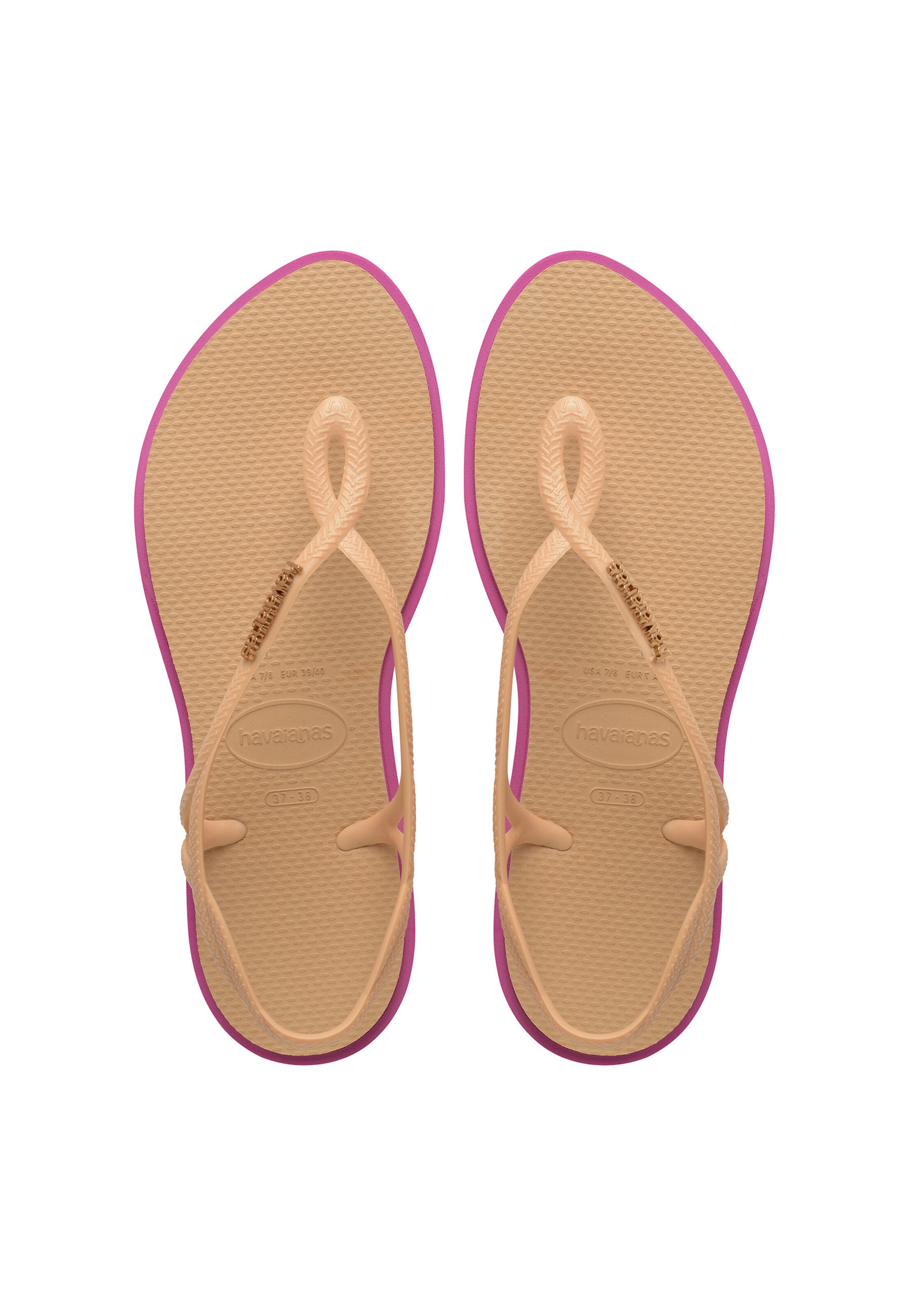 HAVAIANAS Ujjelválasztó-pántos szandál 'Luna Point' - arany