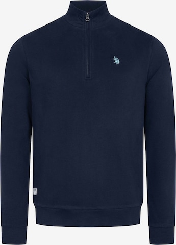 U.S. POLO ASSN. Sweatshirt in Blauw: voorkant