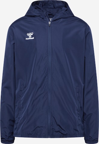 Hummel Спортивная куртка 'ESSENTIAL' в Синий: спереди