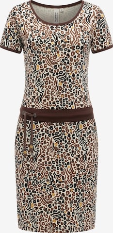Ragwear Summer dress 'Baomi Zoo' in Brown: front