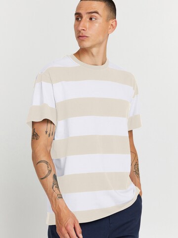 !Solid T-Shirt in Beige: Vorderseite